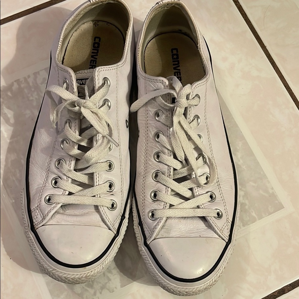 Converse Classic White Lace-Up Sneakers